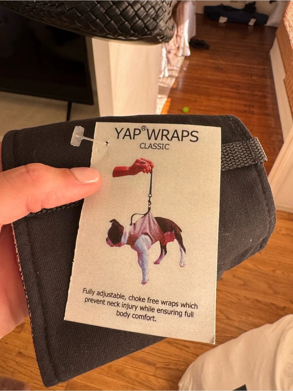 YAP reversible Houndstooth Dog Harness for teacup dogs. Brand new
